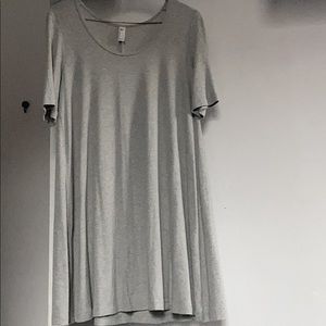 Gray T-shirt dress